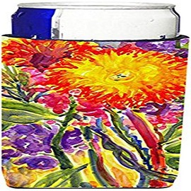 Caroline's Treasures 6077MUK Flower - Aster Michelob Ultra Koozies for Slim cans, Slim Can, Multicolor
