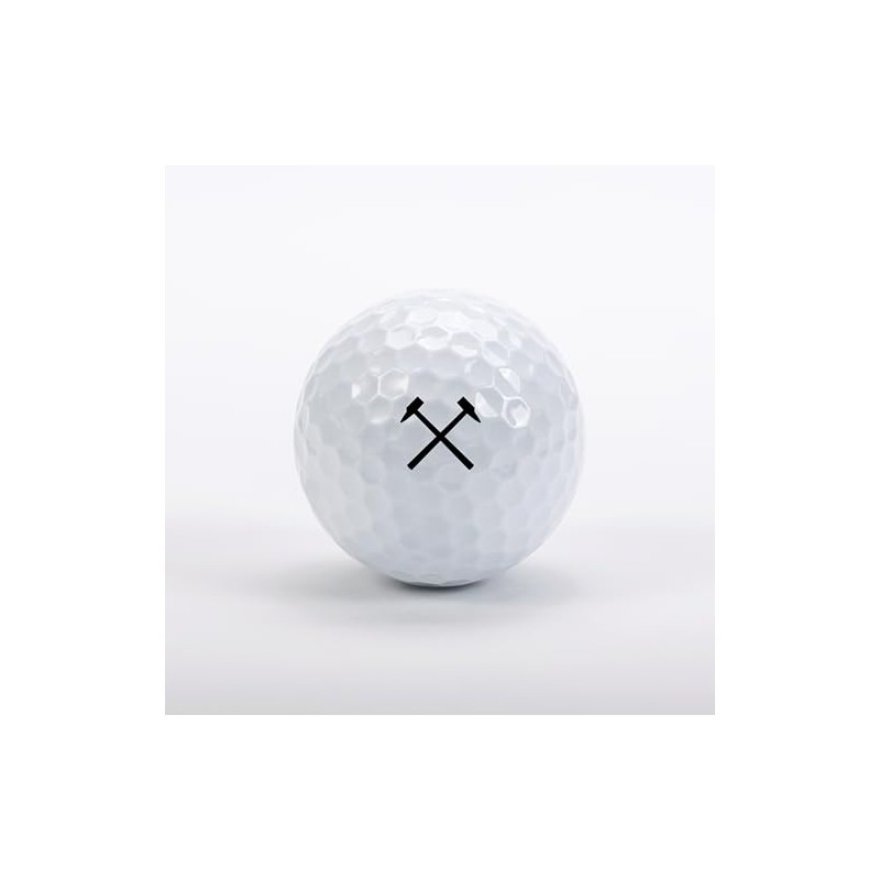 CaddyGolfStamps Hammers West Ham United Irons Football Design Golf Ball