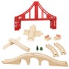 Crossing Track Bridge, OrgMemory Wooden Train Bridge, Wooden Train Bridge,