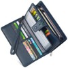Women's Big Fat Rfid Blocking Leather Clutch Wallet Organizer Checkbook