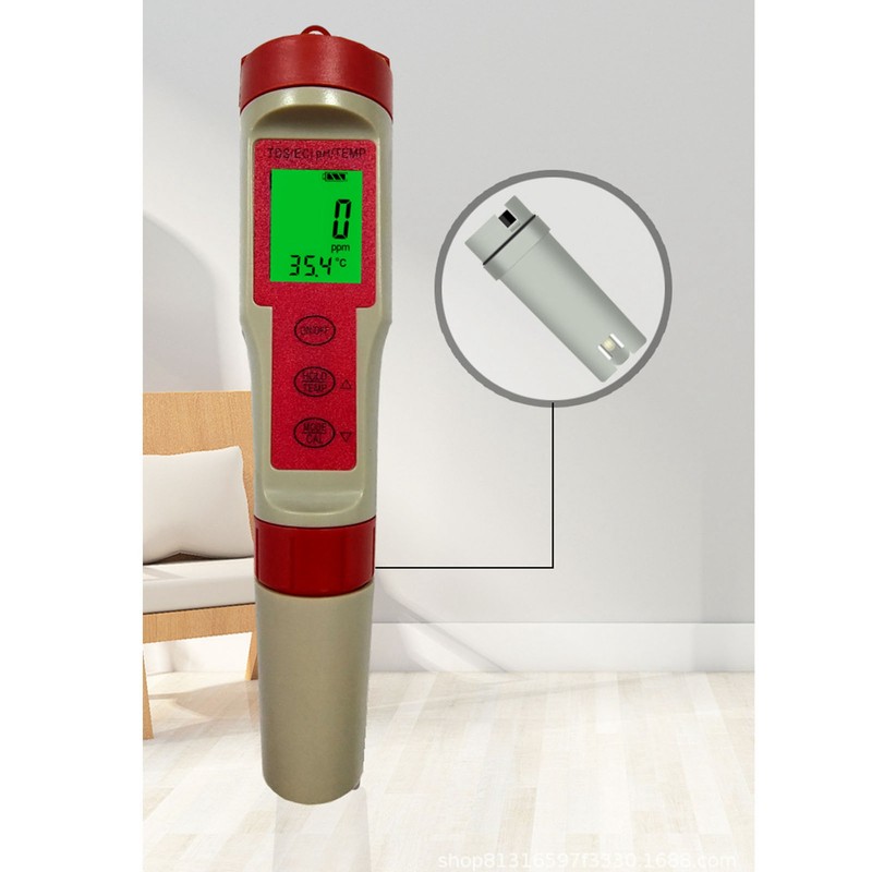 4 in 1 Water Quality Tester PH TDS EC Temperature