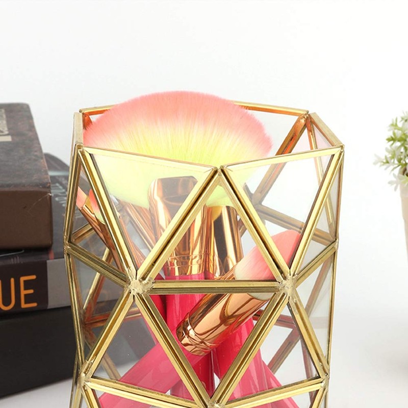 Makeup Brush Holder, Nordic Style Bucket Makeup Brush Storage Case