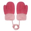 Knitted Wool Gloves Winter Warm Fluffy Full Finger Mittens Cute