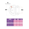 9Tong Hardware Steel Tie Down Anchor Deck Stainless D Ring