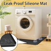 Washing Machine Drain Pan 27"x27" with 4 Anti-Vibration Foot Pads