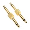 2PCS 6.35mm Effect Adapter Connector Noise Reduction Guitar Pedal Coulper