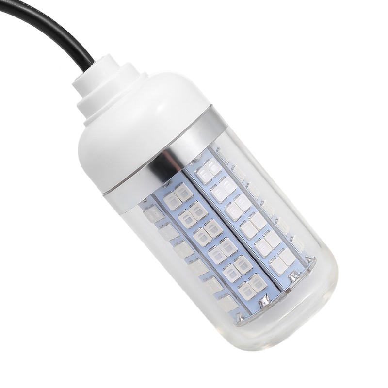 12V 15W Underwater Fishing Attract Light LED Lamp Fish Finding