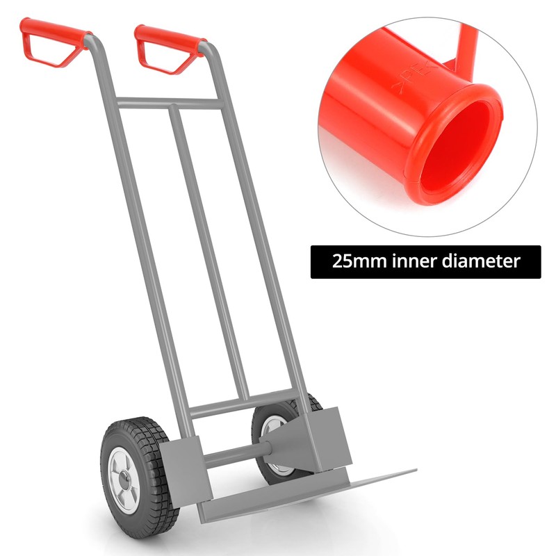 QWORK® 2 Pezzi Maniglie di Sicurezza Rosse per Carrello, Diametro