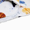 Happy Linen Company Girls Boys Kids Cosmic Planets White 155