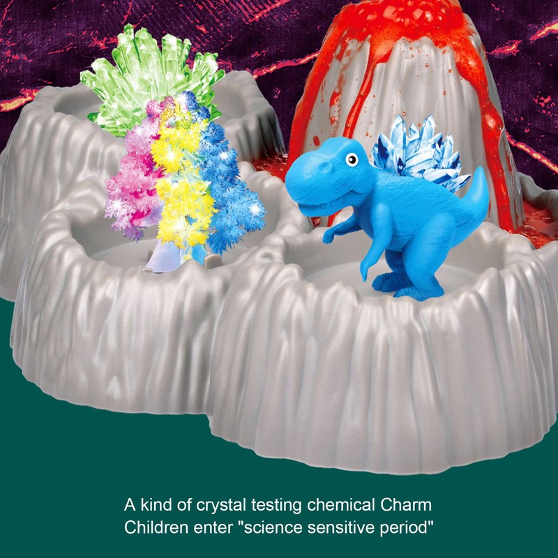 Children Chemical Science Kit Kid Science Experiments Volcanic Eruption Scene