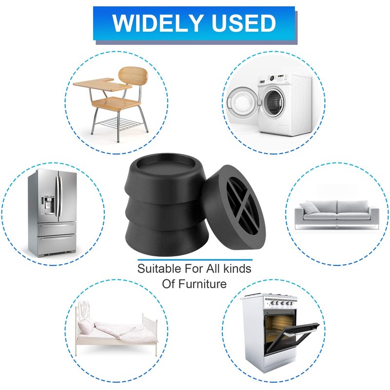 4pcs Anti Vibration Pads for Washing Machine,Shock and Noise Cancelling