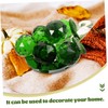 iplusmile Crystal Grape Ornament Realistic Decorative Fruit Craft Figurine for