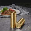 2 Pcs Pepper Shaker Gold 304 Stainless Steel Seasoning Bottle