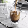 Set 2 Tazas Termicas Doble Pared Borosilicato 350ml Color Cristalino