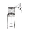 Deco 79 Vintage Metal Free-Standing Birdcage, 14" x 14" x