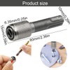 QIBZI SDS Shank Drill Bit 6.35mm SDS Plus Adapter for