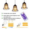 YIKEGE LICHT 3X Outdoor Chandelier Pendant Light for Gazebo Battery