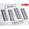FTsolid 4 x 15 cm aluminium airline rail, lashing rail,