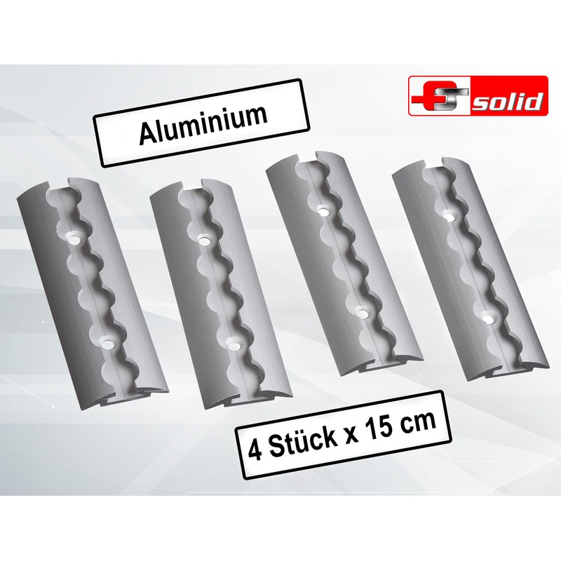 FTsolid 4 x 15 cm aluminium airline rail, lashing rail,