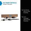 TRQ Front CV Axle Shaft Assembly Set Driver & Passenger