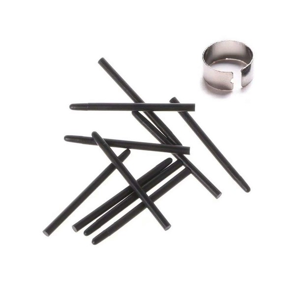 10 Pack Replacement Pen Standard Nibs for Wacom Intuos Black