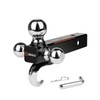 DEEAGLE 3 Ball Hitch with Hook, Tri Ball Hitch, 1-7/8",