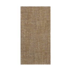 Hoffmaster FP1107 FashnPoint Burlap Printed Dinner Napkin, Ultra Ply, 1/8 Fold, 15.5" Length x 15.5" Width, Natural (8 Packs of 100) (Pack of 800)