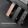 CAXGEK Metallic Carbon Fiber Key Organizer - Aluminum Carbon Fiber