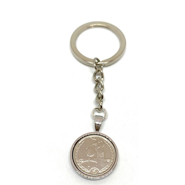 OCC Old Coin Cufflinks Golf Gift, Golf keyring, hole in