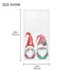 Vdsrup Christmas Gnome Hand Towels Winter Elf Towel Soft Kitchen