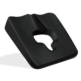 FEELEASE Bed Sore Cushions for Butt, Anti Bedsore Cushion, Breathe Freely Fiber T Shaped Opening Triangular Slope Design for Elderly, Bedridden, Disabled (Blue)