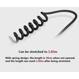 Masunn Male to Male FLASH PC Sync Cable Cord with Screw Lock for Canon Nikon