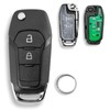 433 MHz 2 Button Car Remote Control Key for Ford