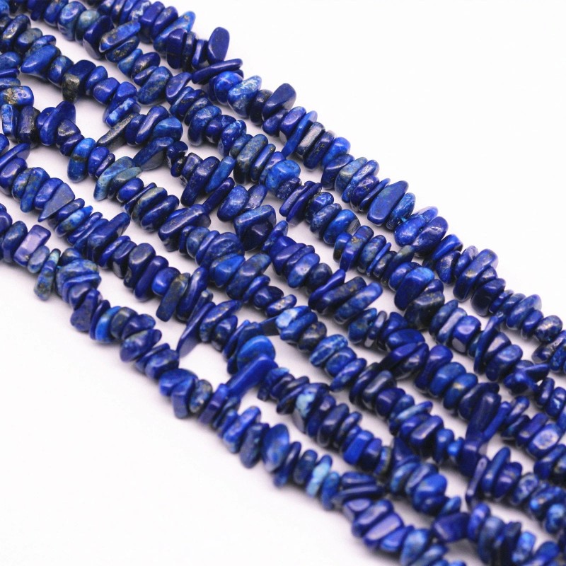 Unbranded Natural Lapis Nugget Irregular Nugget Chips Beads Size 7-8mm