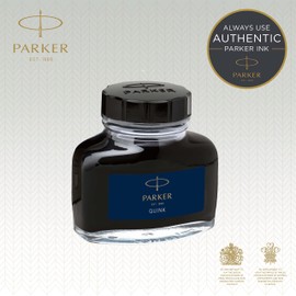 Parker Quink Fountain Pen Ink in Ink Pot in Blister Pack, 57 ml