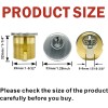 MOUNTPARTS 2PCS Mortise Lock SC1 KD Cylinders Adams Rite 4Keys