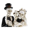Love Never Dies Wedding Bride And Groom Skeleton Couple In