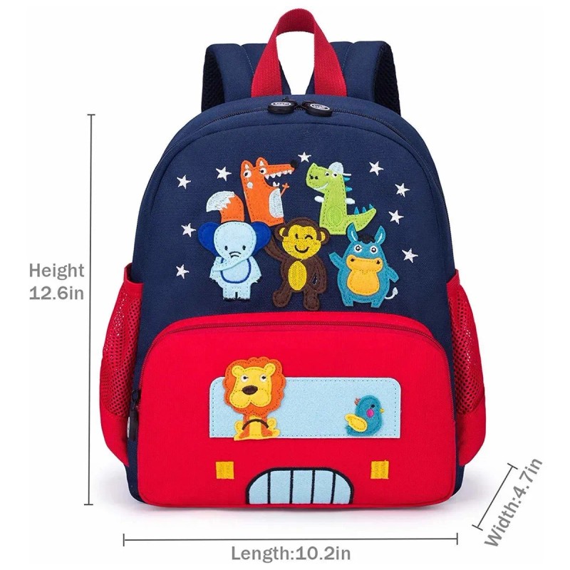 Willikiva Linda 3d Zoo Mochila Kids Para Niños Y Niñas