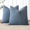 MIULEE Pack of 2 Decorative Throw Pillow Covers Soft Chenille