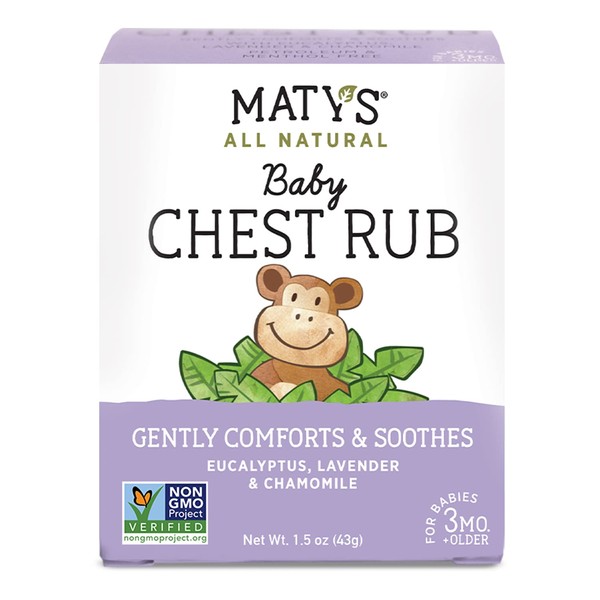 Matys All Natural Baby Chest Rub, 1.5 Ounce