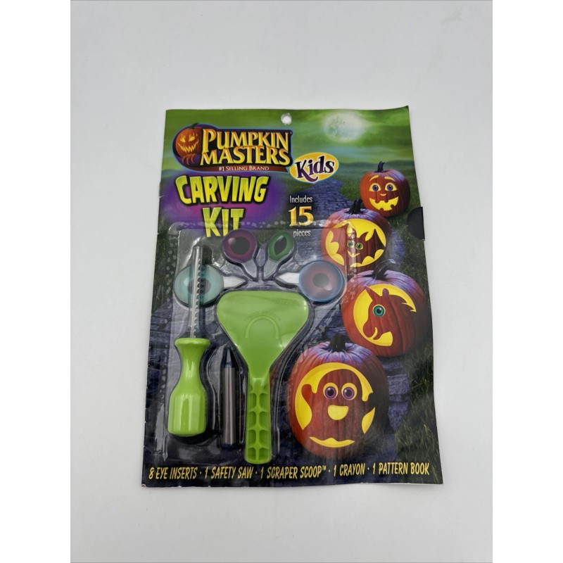 Pumpkin Master Kids 15pc Carving Kit