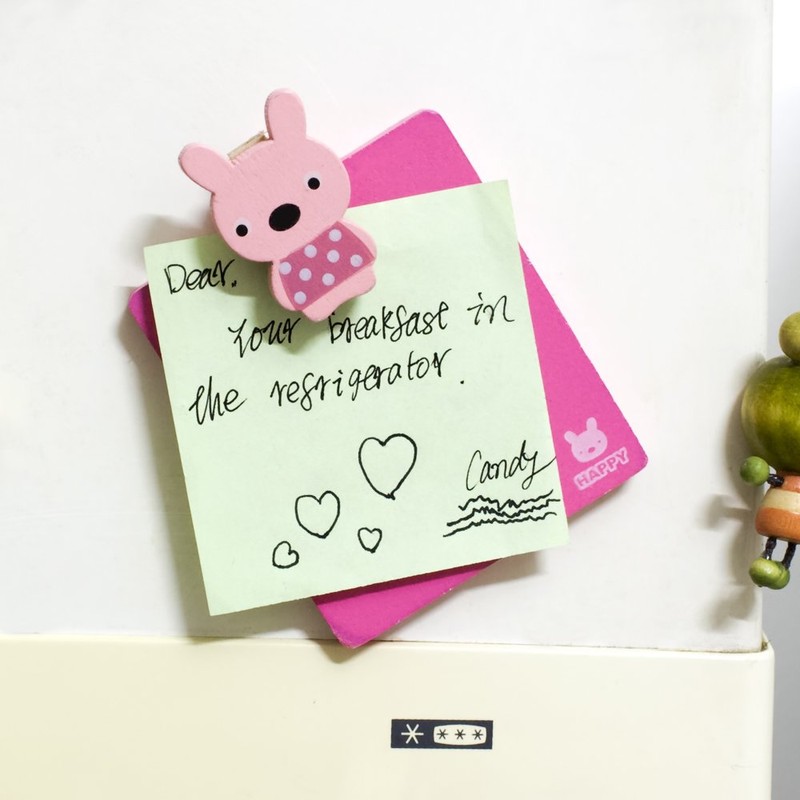[Sweet Animals-3] - Refrigerator Magnet clip / Magnetic Clipboard