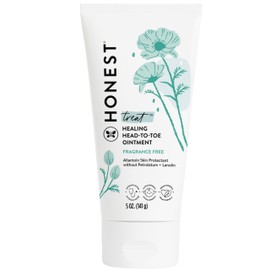 The Honest Company Head to Toe Multi-Purpose Healing Ointment | Safe for Sensitive Skin | Hypoallergenic, Fragrance Free, Vegan | 5 oz