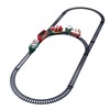 Toddmomy Christmas Train Set Mini Train Figures Mini Electric Railway