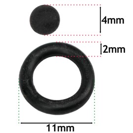 SPARES2GO Pressure Relief Device PRD Seal Kit Compatible with Triton Electric Shower (6 x O Ring Seals, 6 x Rubber Ball Valve Seals)