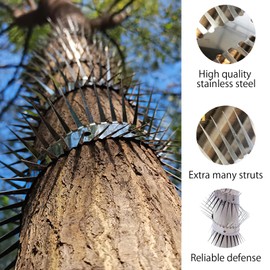 APOMOONS Marderschreck, 100cm*4pcs Marderabwehr Fallrohrschutz Marderschutz für Fallrohre Marderabwehr Haus WaschbäR Abwehr Marderschutz für Auto Marderschreck Dachboden Tierfreundliche