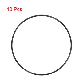 sourcing map Metric Nitrile Rubber O-Rings Seal Rubber 130mm Outer Diameter 123.8mm Inner Diameter 3.1mm Width Pack of 10