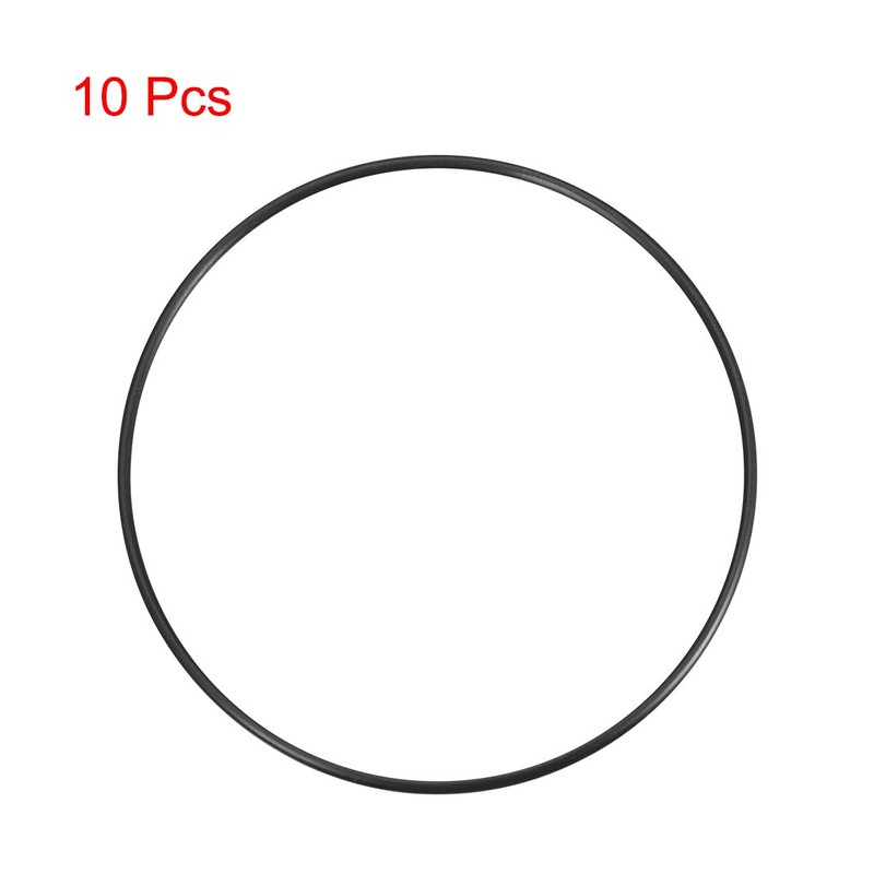 sourcing map Metric Nitrile Rubber O-Rings Seal Rubber 130mm Outer