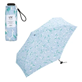 Wpc. CO02-275-002 Ultra Small Folding Umbrella, Baby Umbrella, Bold Flower Saxophone, Rain Umbrella, Ribs, 19.7 inches (50 cm), 5.6 oz (160 g), Lightweight, Women's, Compact, Slim, Small, Mini,