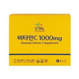 Jongkundang 총 20개월분 바이탈 프로그램 비타민C (600정x1박스) 항산화 비타민씨 Vital Program Vitamin C for 20 Months (600 Tablets x 1 Box) Antioxidant Vitamin C